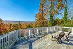 deck with views of lookout mountain 